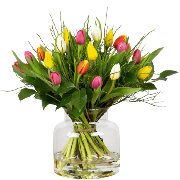 gemengd tulpenboeket