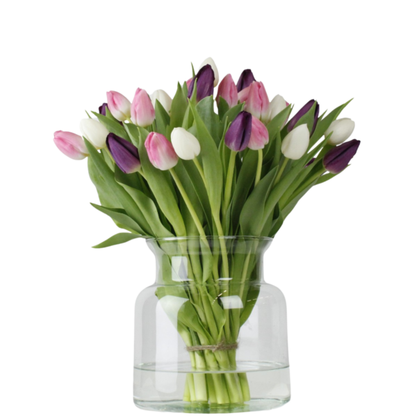 gemengde pastel tulpen