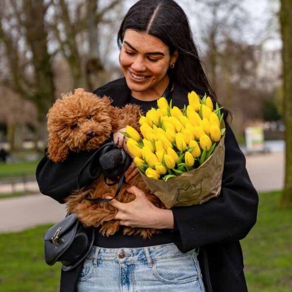 zakelijk tulpen met pasen